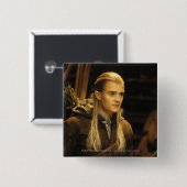 Badge Carré 5 Cm LEGOLAS GREENLEAF™ Candid (Devant & derrière)