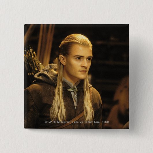 Badge Carré 5 Cm LEGOLAS GREENLEAF™ Candid (Devant)