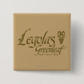 Badge Carré 5 Cm LEGOLAS GREENLEAF™ Nom (Devant)