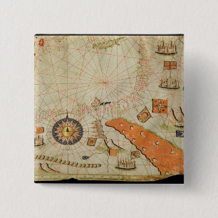 Badge Carré 5 Cm L'Egypte et la Mer Rouge