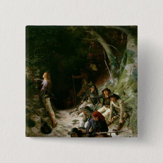 Badge Carré 5 Cm L'embuscade (Devant)