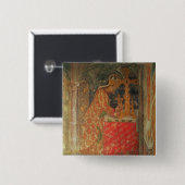 Badge Carré 5 Cm L'empereur romain saint Charles IV (Devant & derrière)