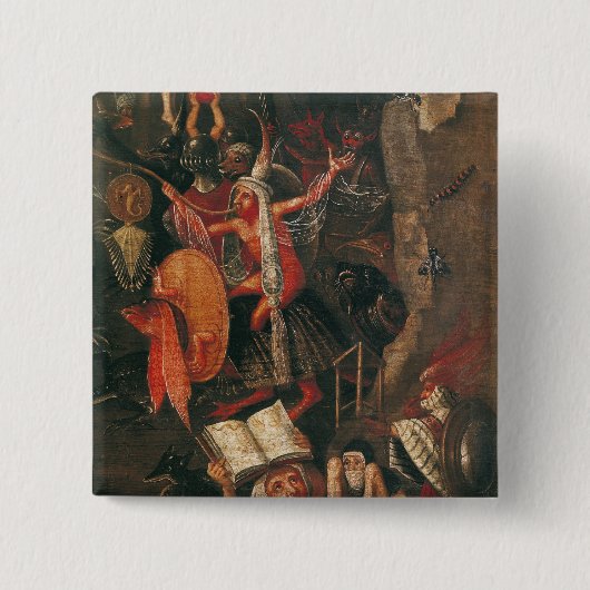 Badge Carré 5 Cm L'enfer (Devant)