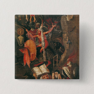 Badge Carré 5 Cm L'enfer