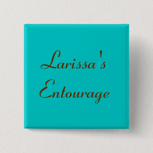 Badge Carré 5 Cm L'entourage de Larissa - customisé (Devant)