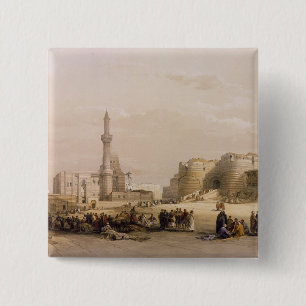 Badge Carré 5 Cm L'entrée à la citadelle du Caire