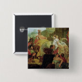 Badge Carré 5 Cm L'entrée d'Alexandre le grand (Devant & derrière)