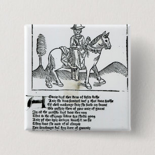 Badge Carré 5 Cm L'épouse de Bath