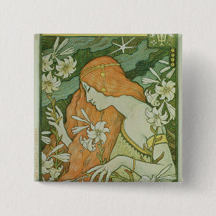 Badge Carré 5 Cm L'Ermitage