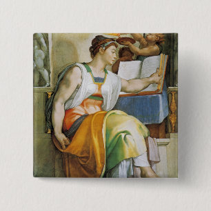 Badge Carré 5 Cm l'érythréen Sibyl