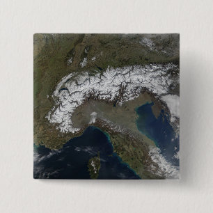 Badge Carré 5 Cm Les Alpes 3