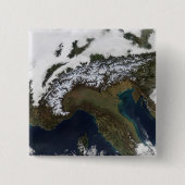 Badge Carré 5 Cm Les Alpes 4 (Devant)