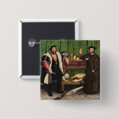 Badge Carré 5 Cm Les ambassadeurs, 1533 (Devant & derrière)