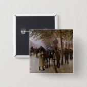 Badge Carré 5 Cm Les boulevards, même devant (Devant & derrière)