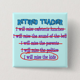 Badge Carré 5 Cm Les cadeaux drôles retirés de Mlle The Kids de