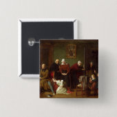 Badge Carré 5 Cm Les conséquences de la séduction, 1824 (Devant & derrière)