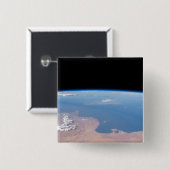 Badge Carré 5 Cm Les Côtes De Tunisie Et Libye Et L'Île De Sicile (Devant & derrière)