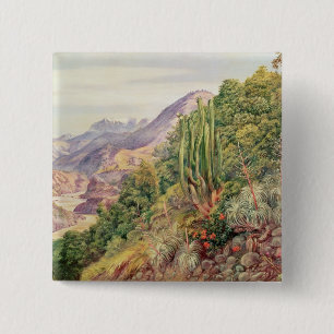 Badge Carré 5 Cm Les courants de Languenas dans le Cordellera,