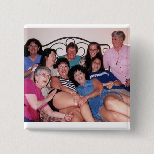 Badge Carré 5 Cm les dames (Devant)