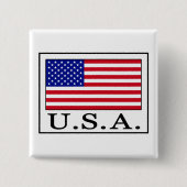 Badge Carré 5 Cm LES Etats-Unis (Devant)