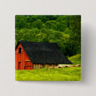 Badge Carré 5 Cm Les Etats-Unis, la Virginie, parc national de