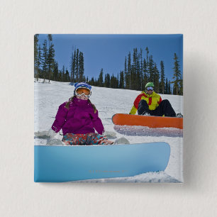 Badge Carré 5 Cm Les Etats-Unis, le Colorado, tellurure, père et