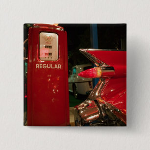 Badge Carré 5 Cm Les Etats-Unis, Tennessee, Memphis, Elvis Presley