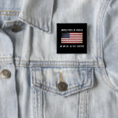 Badge Carré 5 Cm Les États-Unis Tout Cela Ensemble Patriotique (En situation)