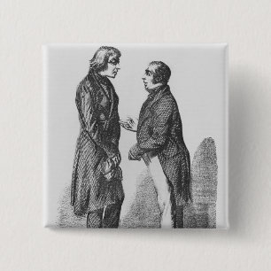 Badge Carré 5 Cm Les frères de Cointet