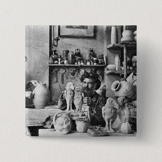 Badge Carré 5 Cm Les frères de Martin (Devant)