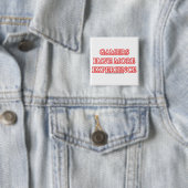 Badge Carré 5 Cm Les Gamers ont plus d'expérience (En situation)