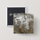 Badge Carré 5 Cm Les hauts sommets des Rocheuses (Devant & derrière)