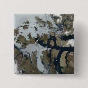 Badge Carré 5 Cm Les îles de la Reine Elizabeth