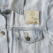 Badge Carré 5 Cm Les îles Vierges (En situation)