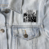 Badge Carré 5 Cm Les Lèvres Qui Touchent Le Liqueur Ne Toucheront P (En situation)