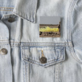 Badge Carré 5 Cm Les marines assurent la sécurité (En situation)