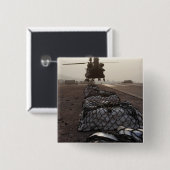 Badge Carré 5 Cm Les marines attachent des charges de traîneau (Devant & derrière)