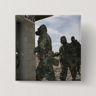 Badge Carré 5 Cm Les marines et les marins classent dans la chambre