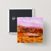 BADGE CARRÉ 5 CM LES MONTAGNES (Devant & derrière)