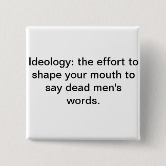 Badge Carré 5 Cm Les mots des hommes morts