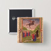 Badge Carré 5 Cm Les neuf Muses jouant des instruments (Devant & derrière)