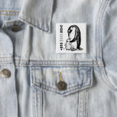 Badge Carré 5 Cm Les papas connaissent mieux (En situation)