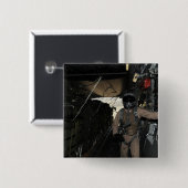 Badge Carré 5 Cm Les paquets du système de livraison de conteneurs  (Devant & derrière)