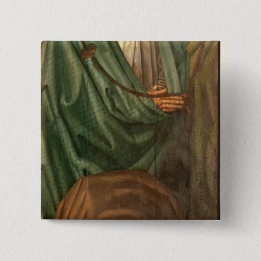 Badge Carré 5 Cm Les pêcheurs, du Polyptych du St (Devant)