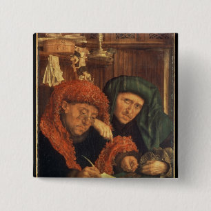 Badge Carré 5 Cm Les percepteurs, 1550