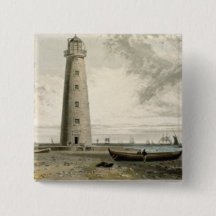 Badge Carré 5 Cm Les phares d'Orford Nefs, Suffolk, de volume