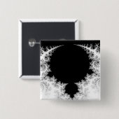 Badge Carré 5 Cm Les pins (Devant & derrière)