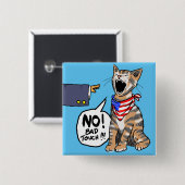 Badge Carré 5 Cm Les Pousses américaines (Devant & derrière)