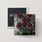 Badge Carré 5 Cm Les propulseurs du Soyouz TMA-14 (Devant & derrière)