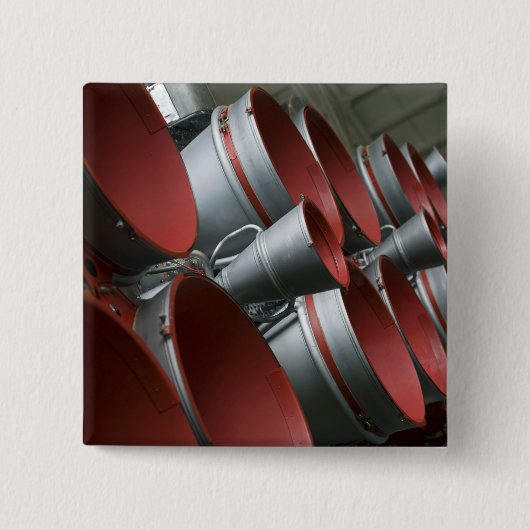 Badge Carré 5 Cm Les propulseurs du Soyouz TMA-14 3 (Devant)